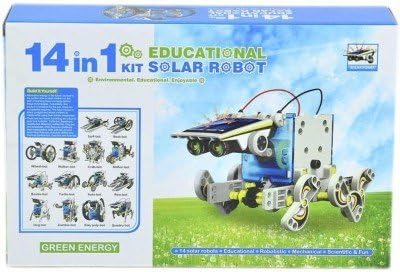 Reckonon Educational 14 In 1 Solar Power Energy Robot Toy Kit