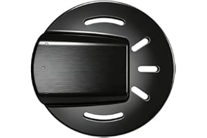 5-Inch Drain Cover with 3 Hose Inlets, Universal Floor Drain Grate with Dual 0.6875 Inch & 0.8125 Inch Condensate Line Ports 