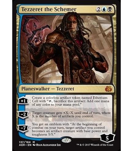 Tezzeret, Master Of The Bridge FOIL Promo - MTG Magic The Gathering VF/NM