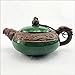 XDOBO China Ceramic Utensil Yixing Purple Clay Teapot Chinese Dragon Pattern Half-handmade Pottery Teapot Chinese Kungfu Teapot Cracked Ice Pattern
