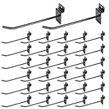 32Pack Slatwall Hooks, 4”& 6” Heavy Duty Panel
