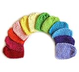 Ema Jane - Super Rainbow Waffle Crochet Beanies (Hair Accessories Not Included) (12 Pack)