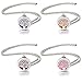 BESTTERN Aromatherapy Essential Oil Diffuser Necklace/316L Surgical Steel Locket With Two Chains and 8Pads