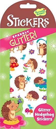 Peaceable kingdom Hedgehog Glitter Stickers