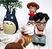 TOTORO and FRIENDS 18 Piece Birthday CUPCAKE Topper Set Featuring 14 Random Totoro and Friends Figures - Decorative Themed Accessories, Figures Average 1