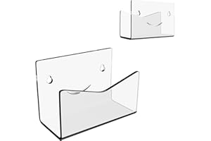 Boloyo Acrylic Mail Sorter , Smile Mail Holder File Organizer Letter Sorter Holder for Desk or Wall (1PC, Clear)