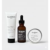 Goodfellow & Co Beard Oil, Beard Balm & Beard Wash - Moroccan Mint & Cedar Beard Care Set - (1 fl oz, 1.6 oz, 4 fl oz)