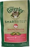 Greenies Feline SmartBites Healthy Skin and Fur Salmon -- 2.1 oz(packof2)