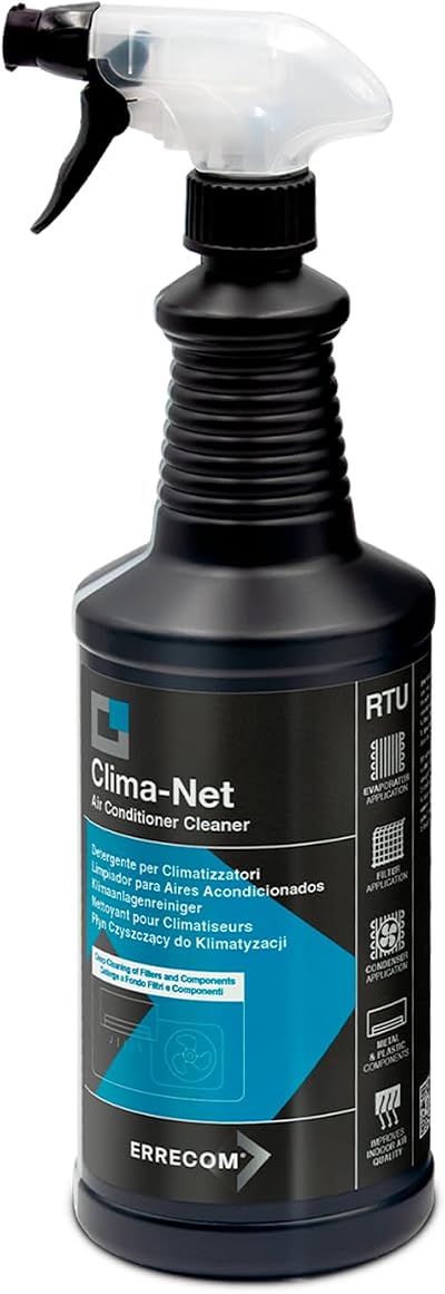ERRECOM Clima-Net Maxi 1 Litre A/C Cleaner for Coils Filters Outdoor Units