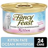 Purina Fancy Feast Wet Kitten Food, 24 Pack 3 oz. Cans