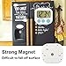 3 Pack Digital Kitchen Timer Magnetic Back Big LCD Display Loud Alarm Minute Second Count Up Countdown With ON/OFF Switch For Kitchen, Homework, Exercise, Game(3 White)
