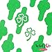 Whats Up Nails - Shamrock Nail Stencils Stickers Vinyls for Nail Art Design (2 Sheets, 40 Strips & Stencils Total)