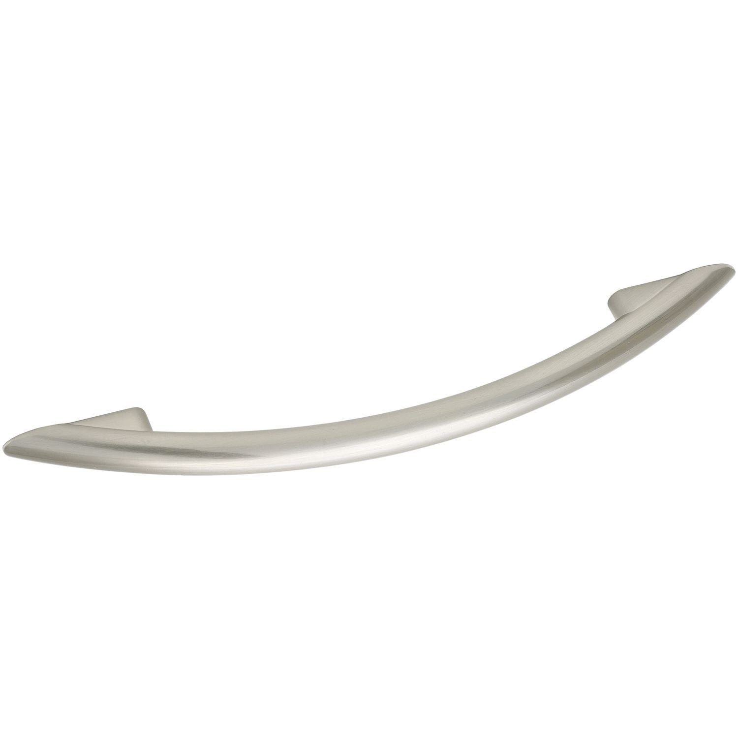 ALLES IM GRIFF Cardea LA Furniture Handle 128 mm Curved Handle Width 188 mm Furniture Die-Cast Zinc Stainless Steel Effect