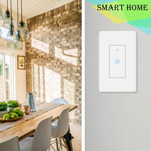 Smart Light Switch&Alexa Smart Switch&2.4Ghz WiFi Light Switch with Timer and Remote Control
