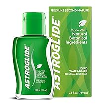 Astroglide Natural Feel Liquid - Water Based Personal Lubricant that Lubricates & Moisturizes - Long-Lasting, Condom-Compatible Lube Cleans Up Easily