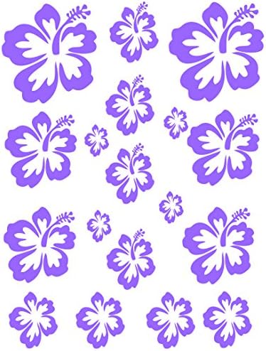 HIBISCUS FLOWERS - (1- SHEET) (Lavender)