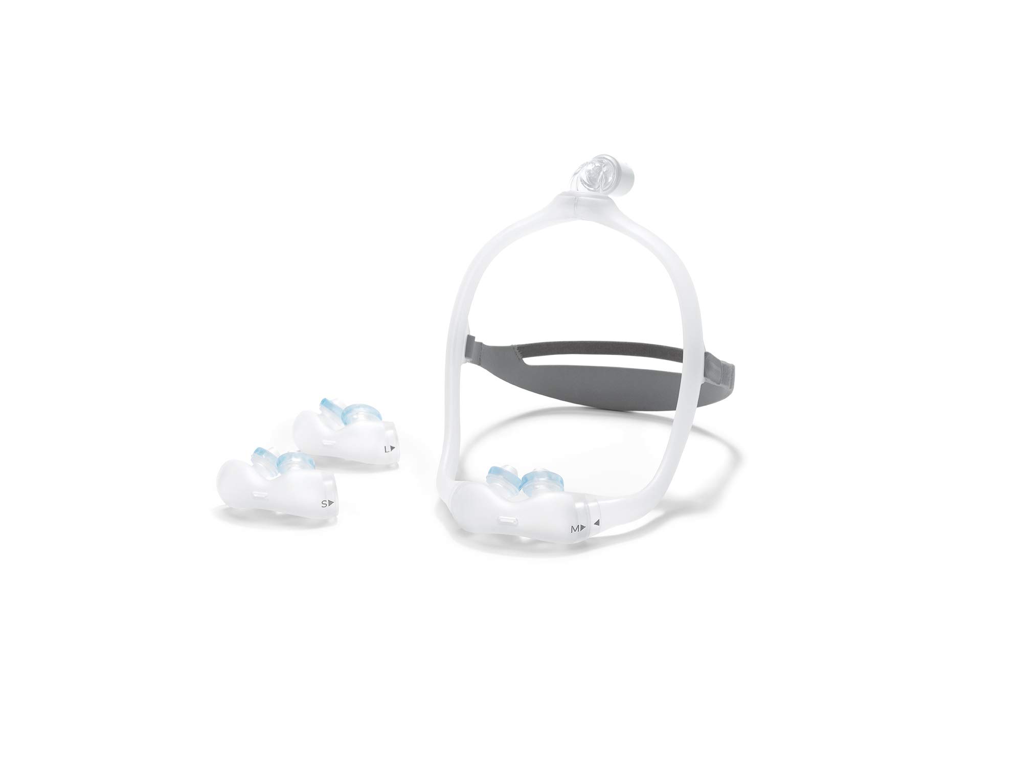 Philips Respironics DreamWear Gel Pillows Sleep Apnea/Non-Invasive Ventilation Mask FitPack with Medium Frame (Includes Three Cushions in Sizes: Small, Medium and Large).