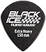 D'Addario Accessories 3DBK7-10 Black Ice Guitar Picks, 10 pack, Extra-Heavy