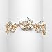 Mariell 14K Gold Plated Mosaic Style Petite Length 6 1/4