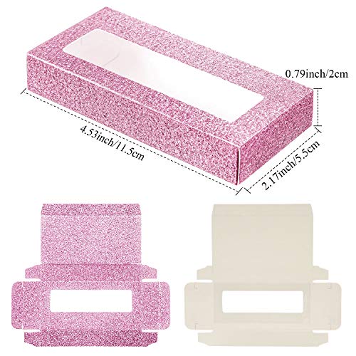 50 Pieces Empty Eyelash Case Boxes Lash Box Packaging Empty Lash Boxes