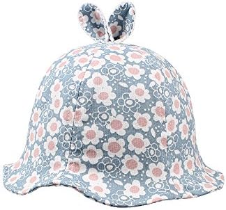 Iridescentlife Baby Bucket Hat Newborn Girls Basin Cap Toddler Kids Floral Sun Hats Spring Summer 0-1Year (Bucket Hat B)