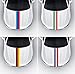 6 inches Wide Italian Italy French Germany Flag Stripe Decal Sticker for Car Exterior Cosmetic, Hood, Front/Rear Bumpers, Side Fenders