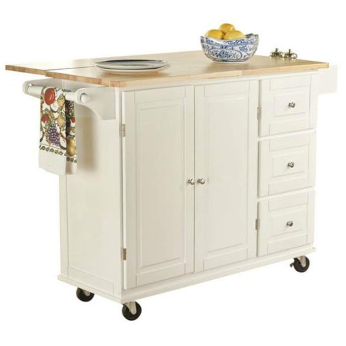 Buy TMS Kitchen Cart and Island - This Portable Small Island Table with