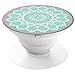 Smart Phone Expanding Stand and Grip, NOKEA Expanding Stand Holder Universal Finger Holder With Anti-fall Phone Air Sac Smartphone Desk stand Grip (Peace Mandala Gray)