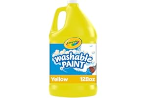 Crayola 54-2128-034 Washable Paint, Gallon Size, Yellow