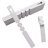 Mziart 200Pcs Plastic Plant Labels Wrap Around Tree Tags, Adjustable Nursery Garden Labels Plant Tags with Large Writing Surface, White