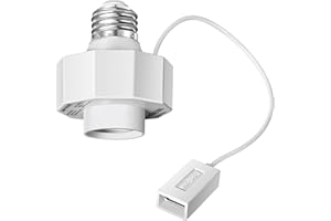 RRESLICAM USB Light Socket Outlet Adapter 5V 1.5A – Professional Outdoor Power Solution for WYZE Cam V3/V4, Ring, Blink Mini, Eufy, and Tapo Cameras