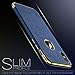 LOHASIC for iPhone Xs Case (2018) Premium Leather Slim Luxury Soft Back Flexible Full Body Shockproof Cases - Ink Blue