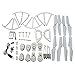 Blomiky MJX X400 X 400W Quadcopter Crash Pack Kit Blade Propellers & Motor & Propeller Protectors Frame & Landing Skid & Battery Gears Set & Motor Base & Cable X400W Parts Sets