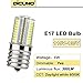 DiCUNO E17 LED Bulb Dimmable, Under Microwave Oven Appliance Light, 4W (30W Incandescent Equivalent), Daylight White 6000K, AC110-130V for Stove Top Lights, Kitchen Lighting (2-Pack)