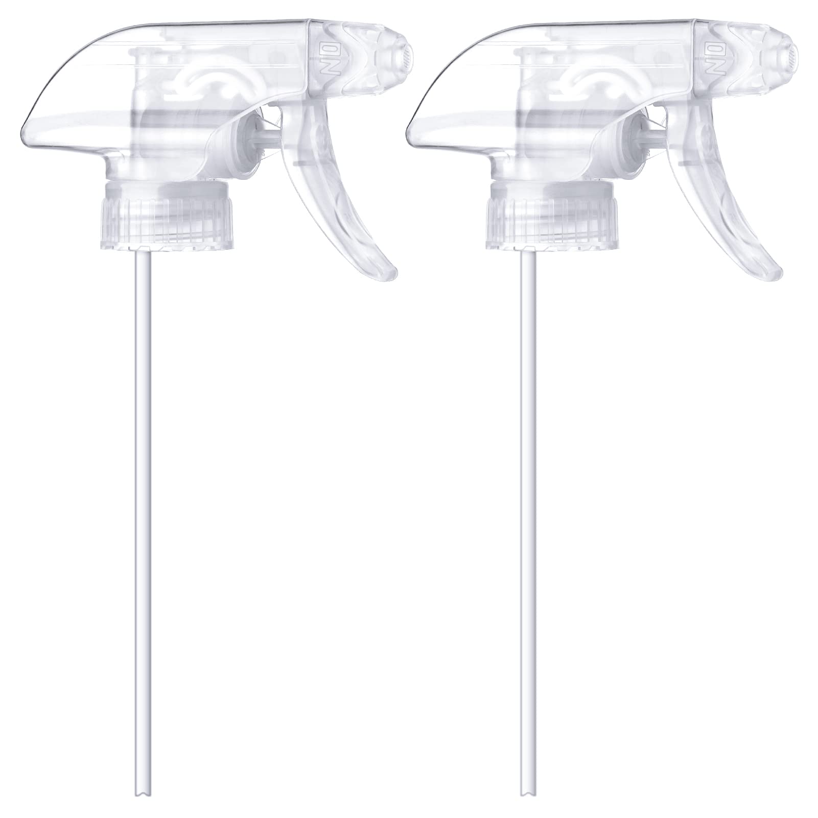Photo 1 of Hethyo Foaming Spray Heads Spray Bottle Nozzles Foam Nozzles Plastic Heavy Duty Spray Nozzle Replacement Head Leak Proof Water Bottle Spray Nozzles Adjustable Head Sprayer 2 Pcs