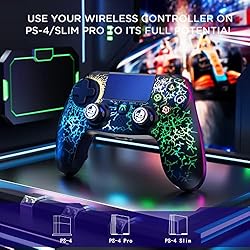 LED Wireless Controller for Playstation 4