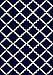 Furnish my Place Contemporary Trellis Modern Geometric Area Rug 635, Blue