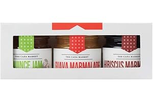 Variety Pack - 3 Mini Marmalades, Guava Marmalade 1.1oz , Hibiscus Marmalade 1.1oz , Quince Jam 1.1oz - The Casa Market. Great for Charcuterie
