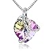Elegant Fashion Necklace with Swarovski Crystal Heart shaped Pendant Jewelry that Compliments Any Outfit for Women