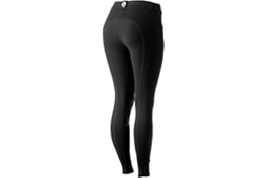 Equinavia Astrid Womens Silicone Full Seat Breeches | Mid Rise Riding Pants with Phone Pockets