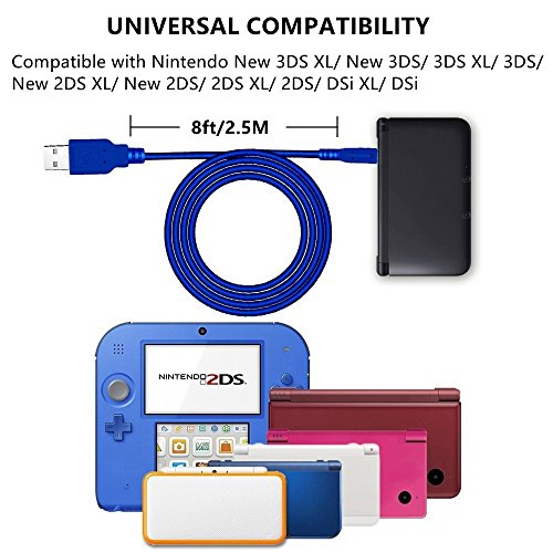 2 Nintendo+Charger+Cable+Charge+Charging