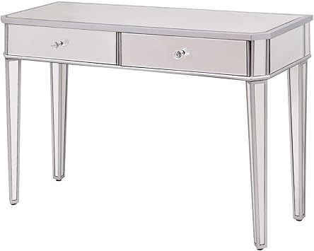 Amazon Com Spsupe 2 Drawers Mirrored Makeup Table For Women