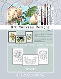 Art Nouveau Designs 1. Coloring prints. by 