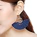 Bohemia Ethnic Tassels Dangle Earrings Eardrop Blue