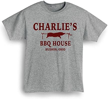 Unisex-Adult Personalized Custom Name Bbq House T-Shirt - Xl