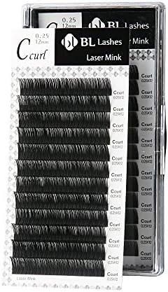 Eyelash Extension BL Laser Mink Lash C Curl Thickness 0.25mm (0.25X14mm)