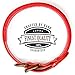 Logical Leather Padded Dog Collar - Best Full Grain Heavy Duty Genuine Leather Collar - Red - Large
