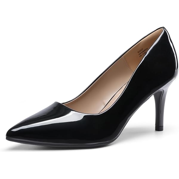 Amazon.com | GENSHUO Women High Heel Pumps, Pointed Toe 8cm/3.16