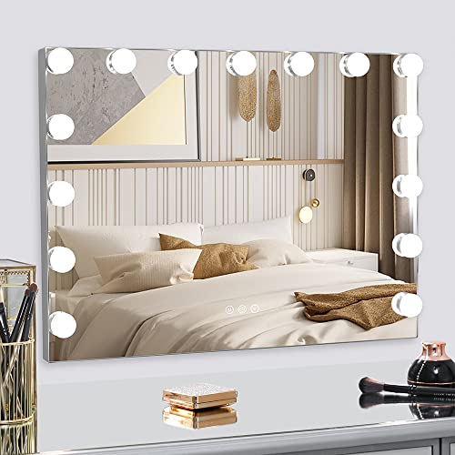 WAYKING Vanity Mirror with Lights Large Makeup Mirror Hollywood Vanity