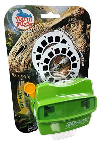 Back to Basics Warm Fuzzy Toys - 3D Viewer, Dinosaurs,Multi